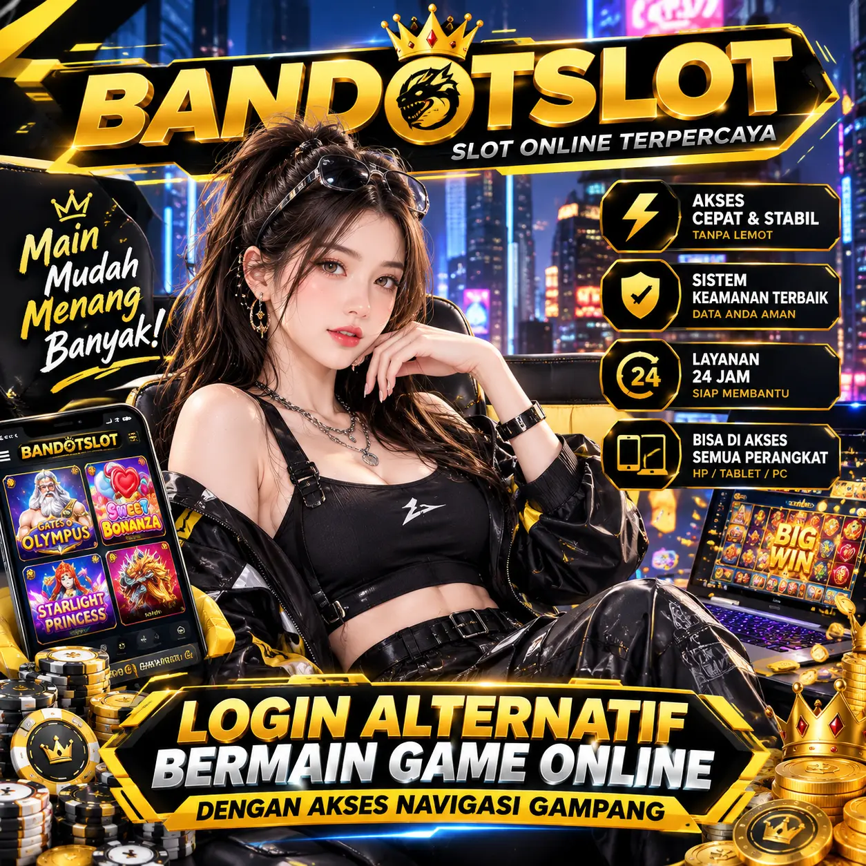 BANDOTSLOT | Login Alternatif Bermain Game Online Dengan Akses Navigasi Gampang 